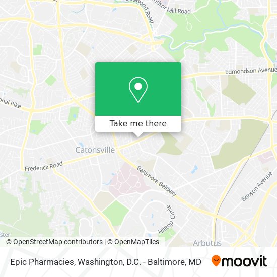 Epic Pharmacies map