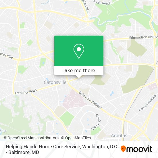Mapa de Helping Hands Home Care Service