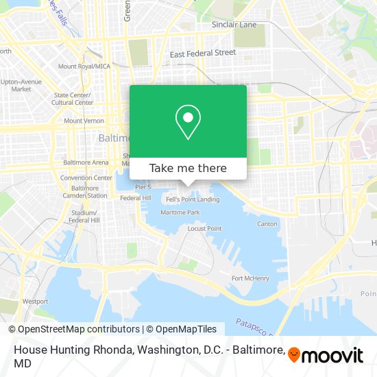 House Hunting Rhonda map