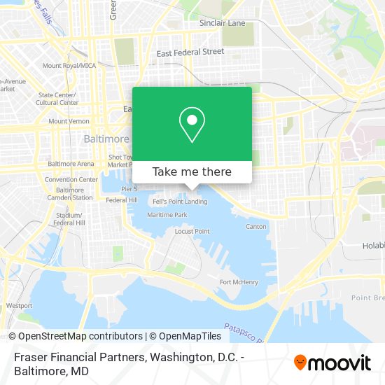 Fraser Financial Partners map