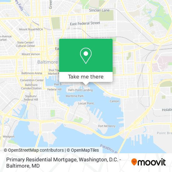 Primary Residential Mortgage map
