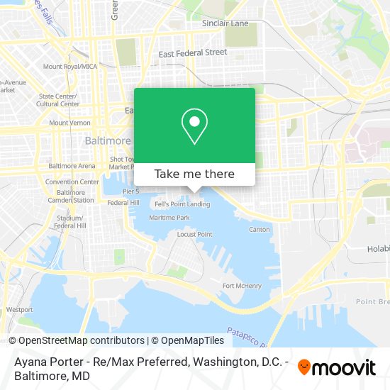 Ayana Porter - Re / Max Preferred map