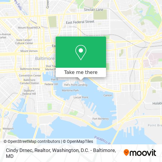 Cindy Drnec, Realtor map