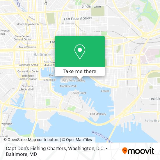 Capt Don's Fishing Charters map