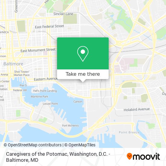 Mapa de Caregivers of the Potomac