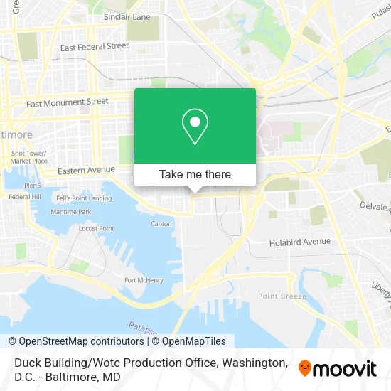 Duck Building / Wotc Production Office map