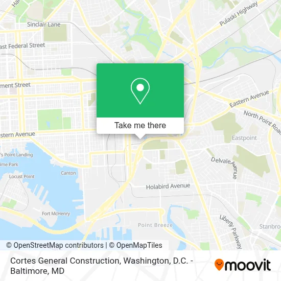 Cortes General Construction map