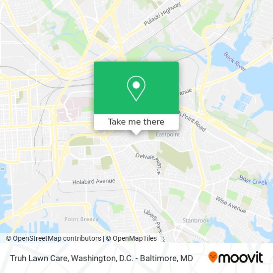 Mapa de Truh Lawn Care