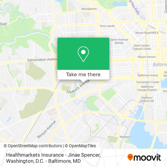 Mapa de Healthmarkets Insurance - Jinae Spencer