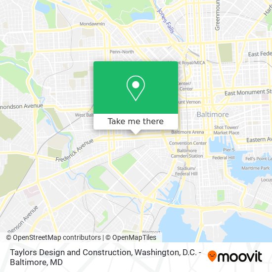 Taylors Design and Construction map