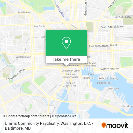 Umms Community Psychiatry map