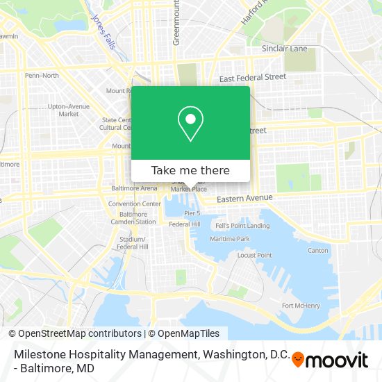Milestone Hospitality Management map
