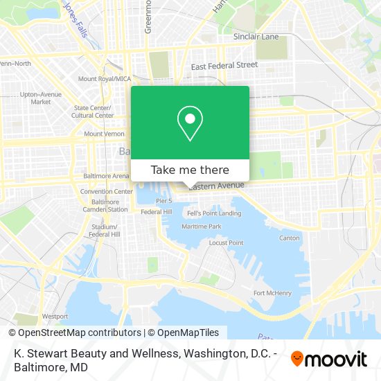 K. Stewart Beauty and Wellness map