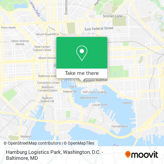 Mapa de Hamburg Logistics Park