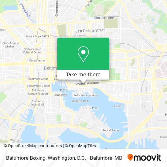 Mapa de Baltimore Boxing