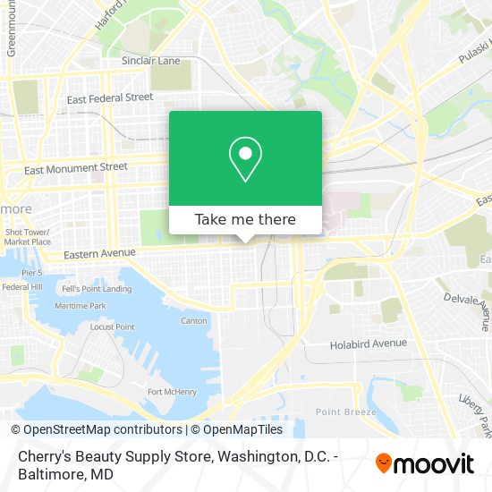 Mapa de Cherry's Beauty Supply Store