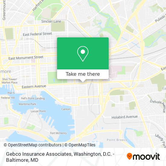 Gebco Insurance Associates map