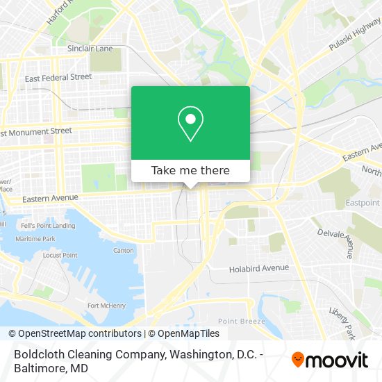 Mapa de Boldcloth Cleaning Company