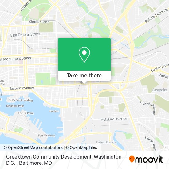 Mapa de Greektown Community Development