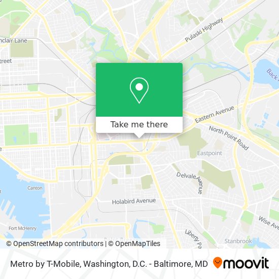 Metro by T-Mobile map