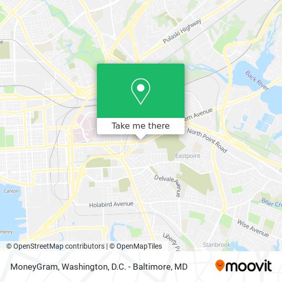 MoneyGram map