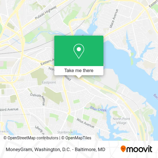 MoneyGram map