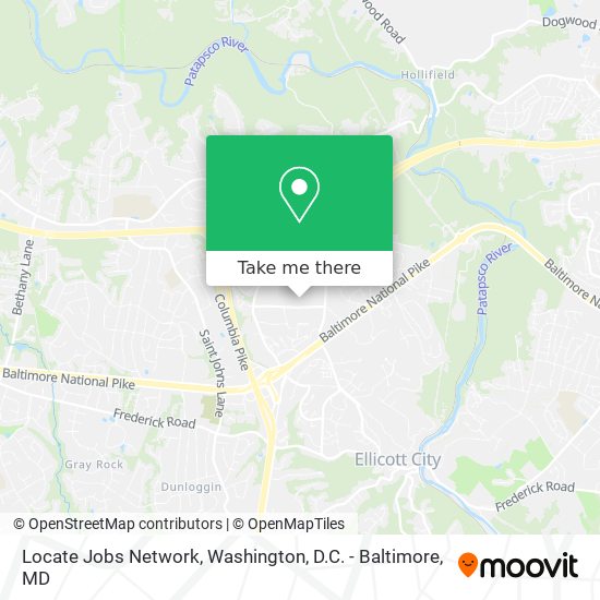 Locate Jobs Network map