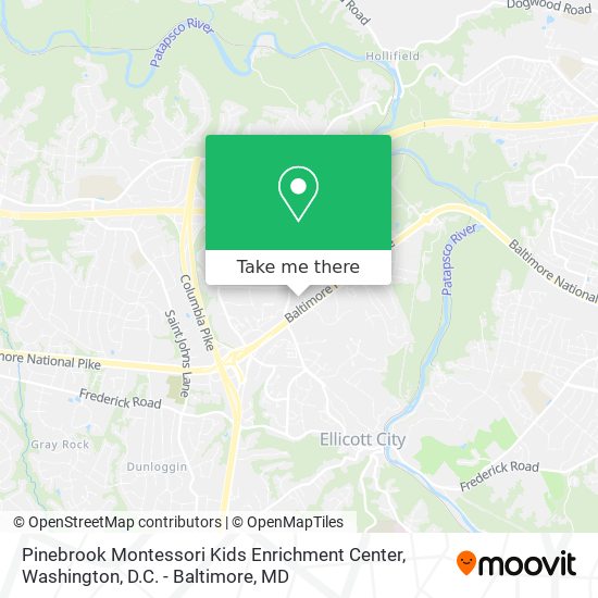 Pinebrook Montessori Kids Enrichment Center map