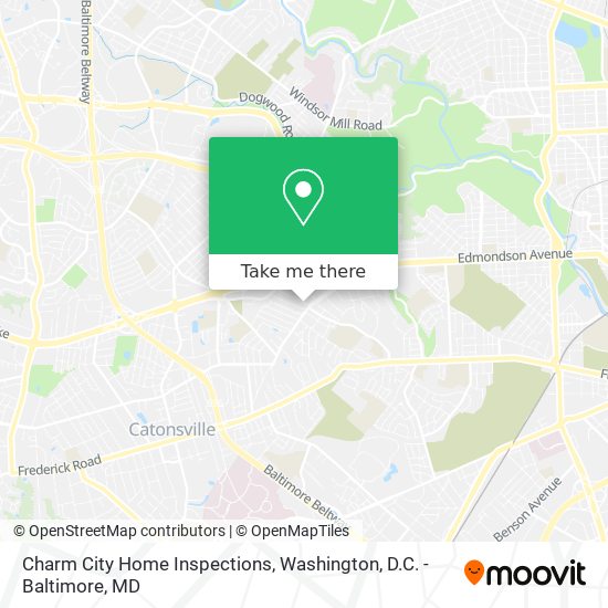 Charm City Home Inspections map