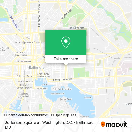 Jefferson Square at map