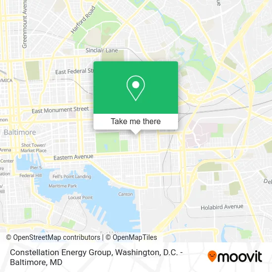 Constellation Energy Group map