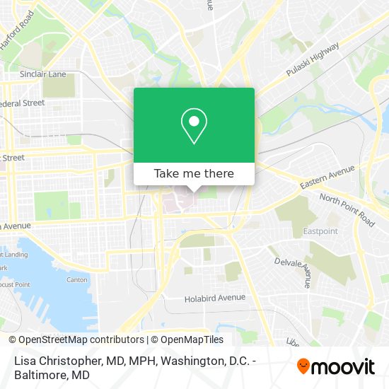 Mapa de Lisa Christopher, MD, MPH