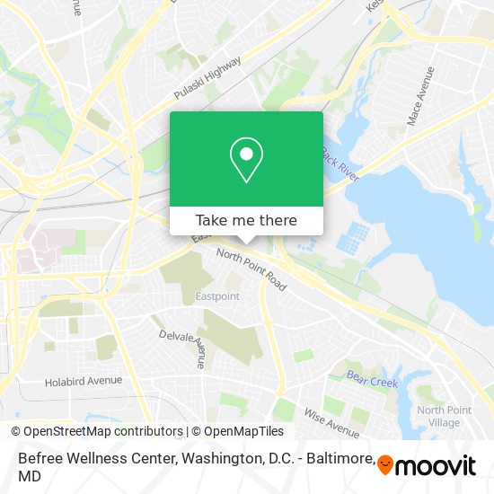 Befree Wellness Center map