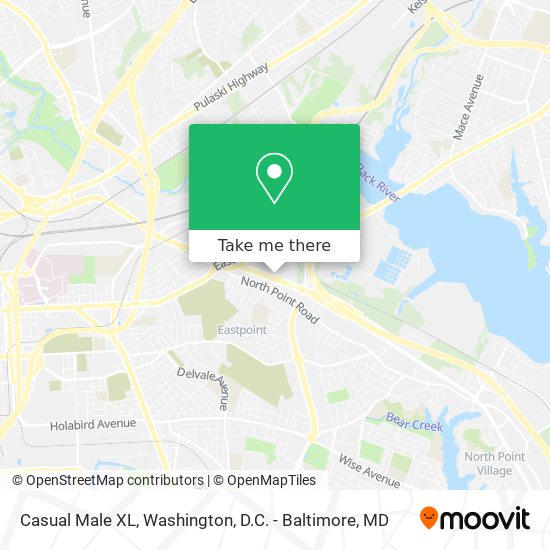 Casual Male XL map