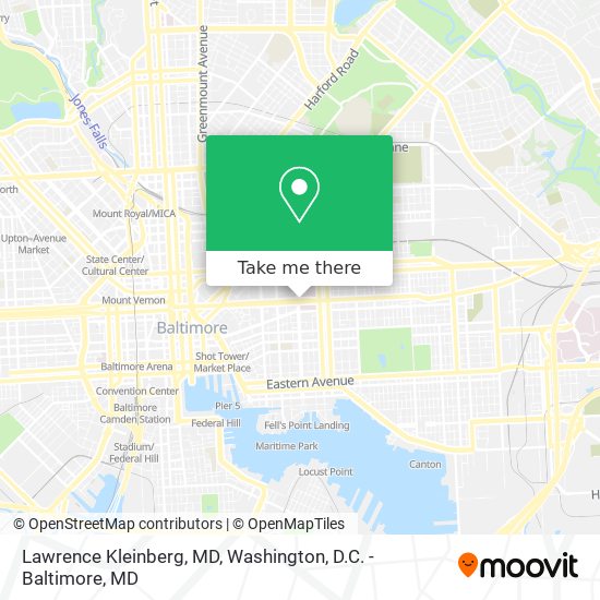 Mapa de Lawrence Kleinberg, MD