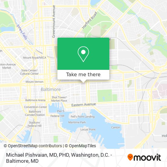 Michael Pishvaian, MD, PHD map