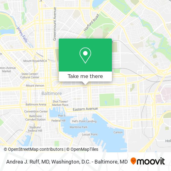 Andrea J. Ruff, MD map