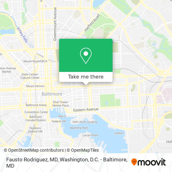 Mapa de Fausto Rodriguez, MD