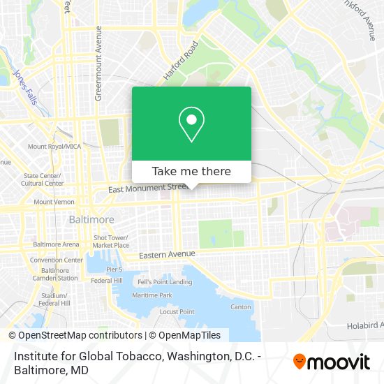 Institute for Global Tobacco map