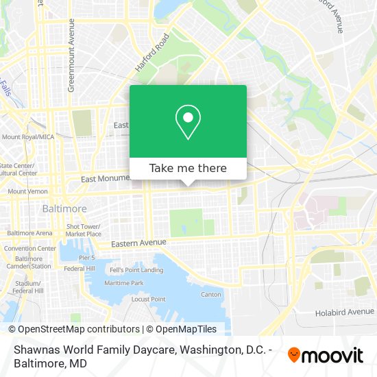 Mapa de Shawnas World Family Daycare