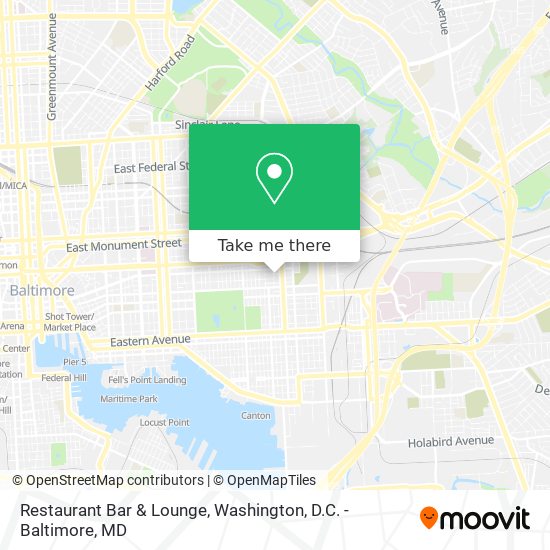 Restaurant Bar & Lounge map