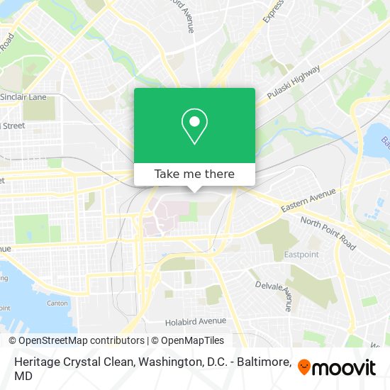 Heritage Crystal Clean map