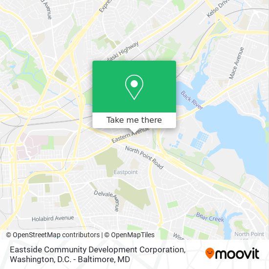 Eastside Community Development Corporation map