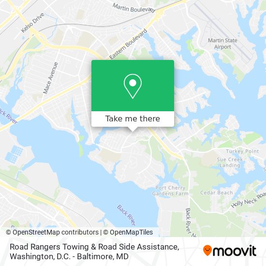 Mapa de Road Rangers Towing & Road Side Assistance