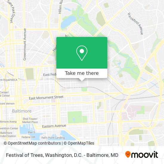 Mapa de Festival of Trees