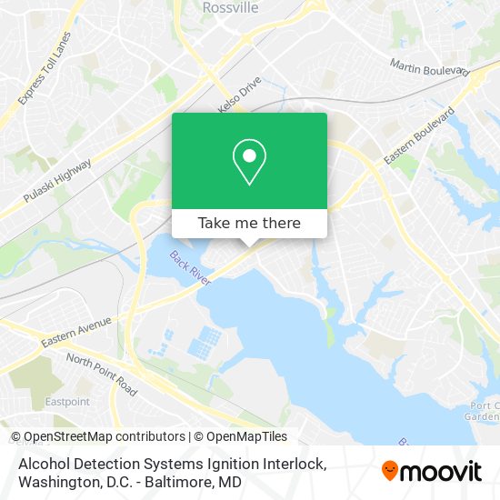 Mapa de Alcohol Detection Systems Ignition Interlock