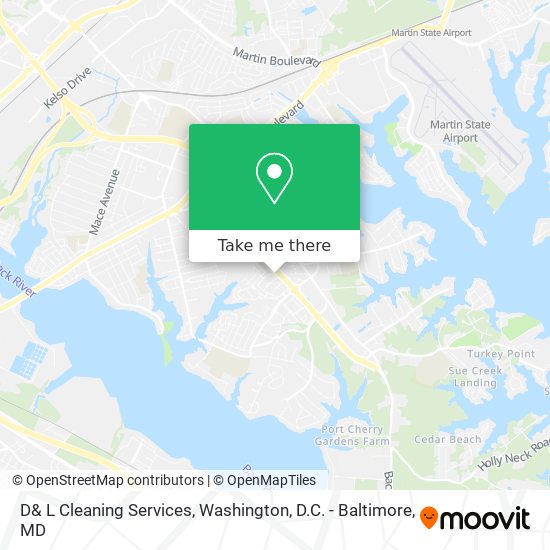 D& L Cleaning Services map