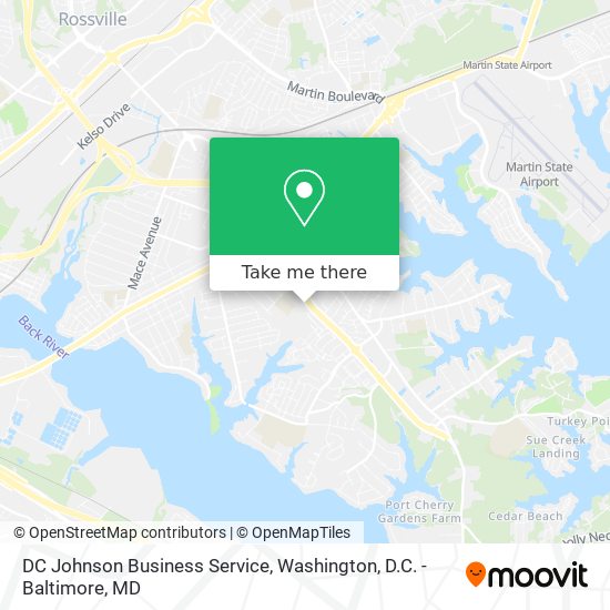 DC Johnson Business Service map