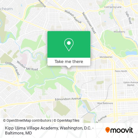 Kipp Ujima Village Academy map