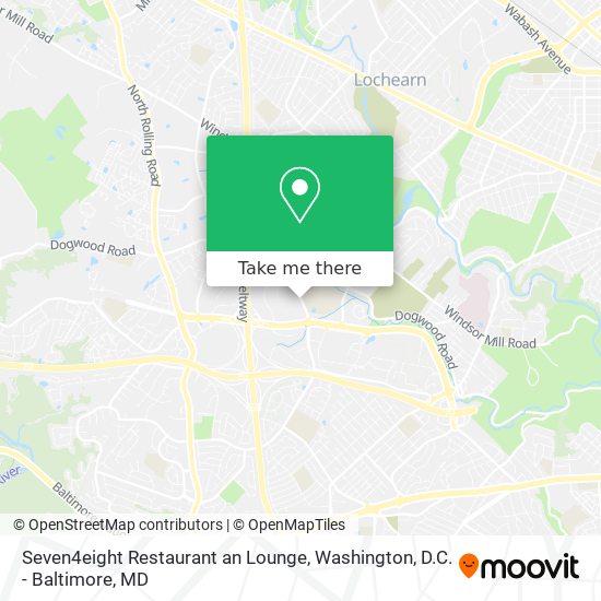 Seven4eight Restaurant an Lounge map